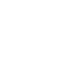 cursive m in white