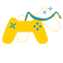 Decorative game controller icon