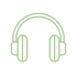 Listen on the go icon