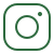 a camera with a green camera lens and a black background