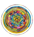 Mandala à l'aquarelle, réalisé par Karin Monami