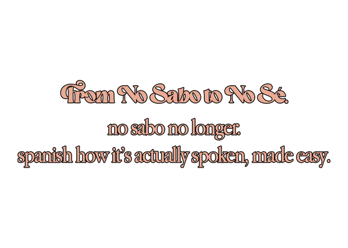 From No Sabo to No Sé logo