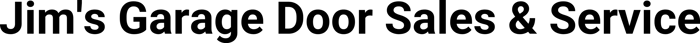 Jim's Garage Door Sales & Service logo