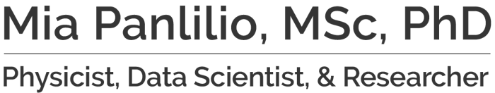 Mia Panlilio, MSc, PhD logo