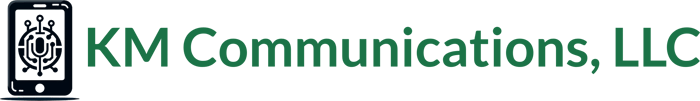 KM Communications logo