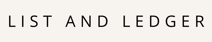 List and Ledger logo