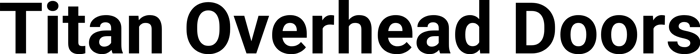 Titan Overhead Doors logo