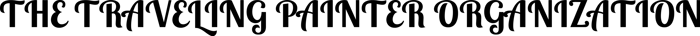 THE TRAVELING PAINTER ORGANIZATION logo
