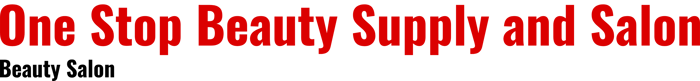 One Stop Beauty Supply and Salon logo