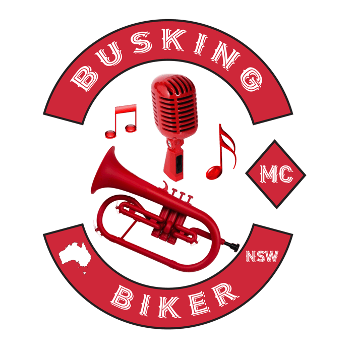 The Busking Biker logo
