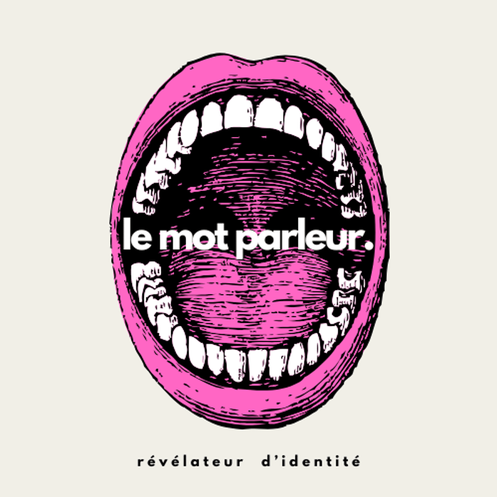 le mot parleur - révélateur d'identité logo