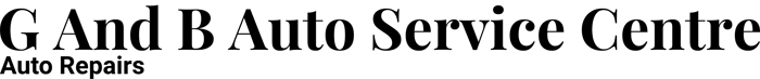 G And B Auto Service Centre logo