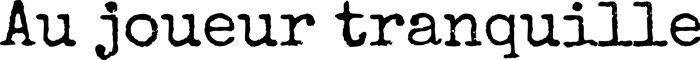 Au joueur tranquille logo