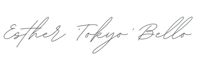 esthertokyobello logo