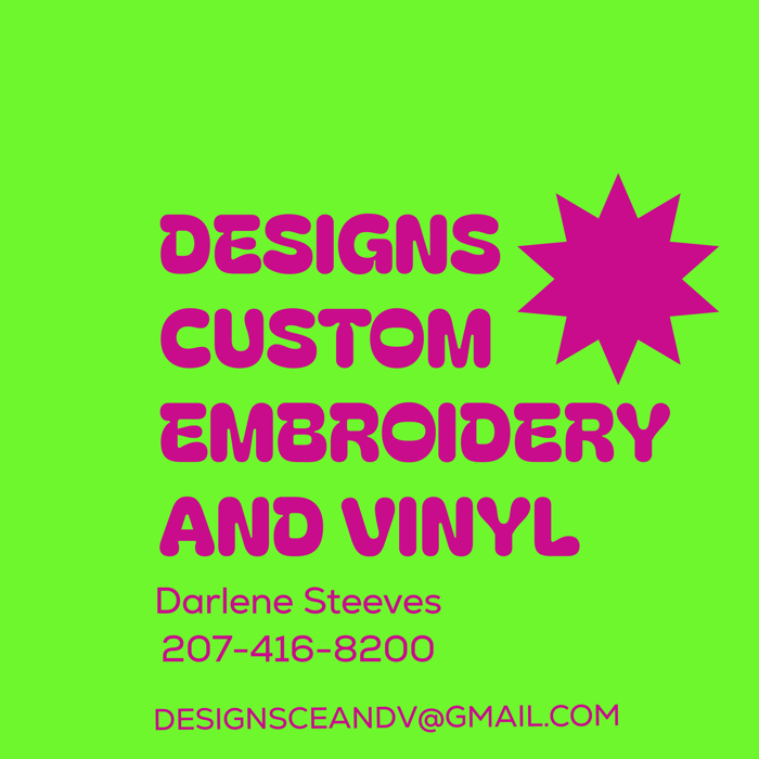 C&D Custom Embroidery and Vinyl logo