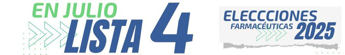 Lista 8 en las elecciones farmacéuticas 2023 logo