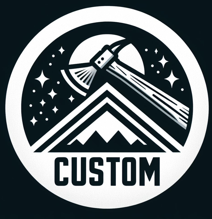 CUSTOM HANDYMAN and ROOFING logo