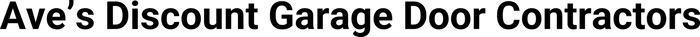 Ave’s Discount Garage Door Contractors logo