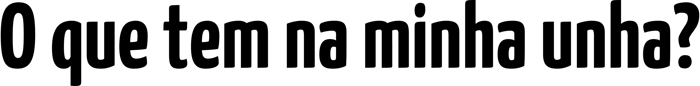 O que tem na minha unha logo