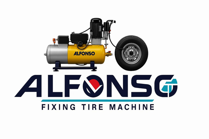 ALFONSO FIXING TIRE MACHINE logo
