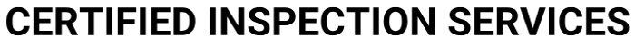 CERTIFIED INSPECTION SERVICES logo