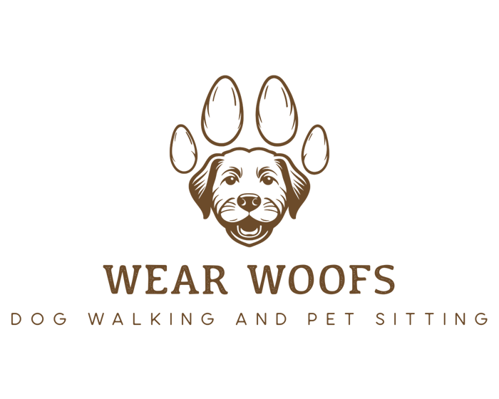 Wear Woofs dog walking logo