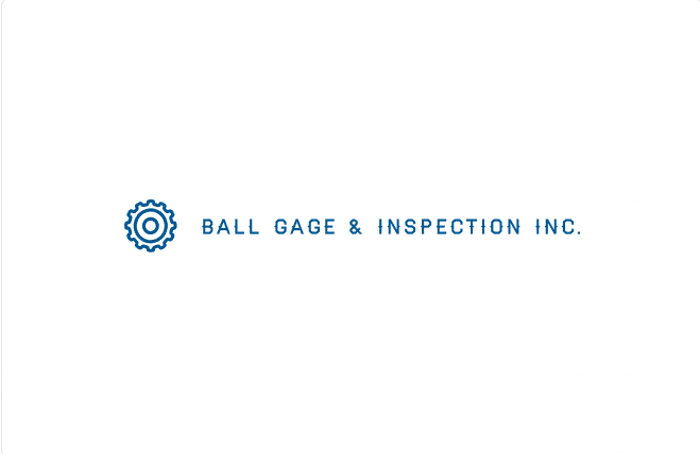Machine shop gage inspection logo