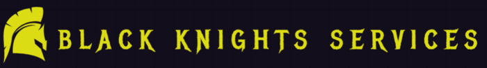 Black Knights Pressure Washing logo