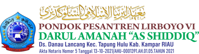Pondok Pesantren Lirboyo VI Darul Amanah As Shiddiq Kampar logo