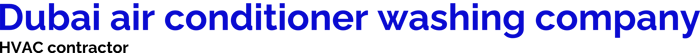 Dubai air conditioner washing company logo