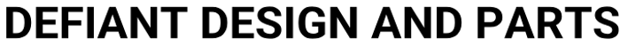 DEFIANT DESIGN AND PARTS logo
