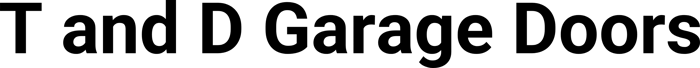 T and D Garage Doors logo