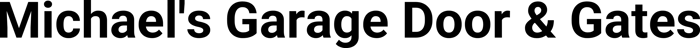 Michael's Garage Door & Gates logo