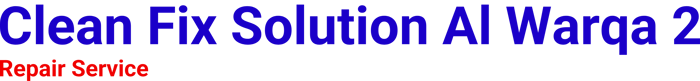 Clean Fix Solution Al Warqa 2 logo