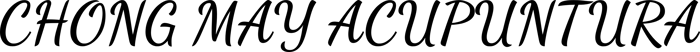 CHONG MAY ACUPUNTURA logo