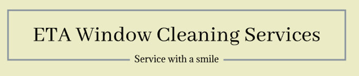 ETA Window Cleaning Services logo