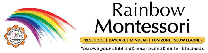 Rainbow montessori pre school logo