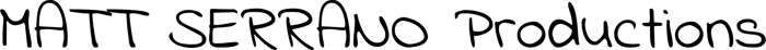 MATT SERRANO Productions logo