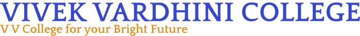 Vivek Vardhini College logo