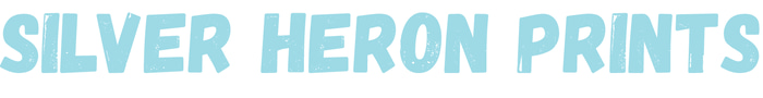 Silver Heron Prints logo