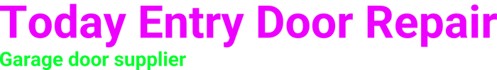 Today Entry Door Repair logo