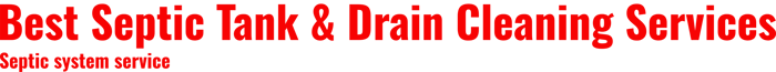 Best Septic Tank & Drain Cleaning Services logo