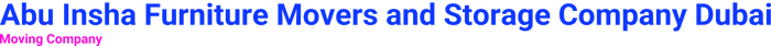 Abu Insha Furniture Movers and Storage Company Dubai logo