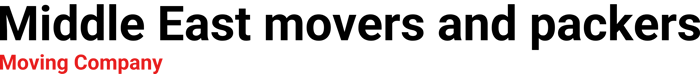 Middle East movers and packers logo