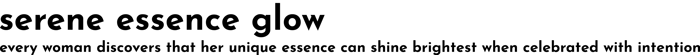 Serene Essence Glow logo