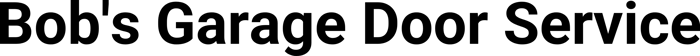 Bob's Garage Door Service logo