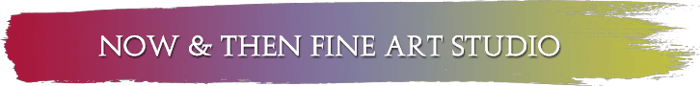 Now and Then Fine Art Studio logo