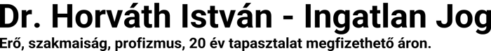 Dr. Horváth István – Ingatlanjogi Ügyvéd logo