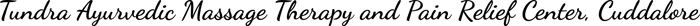 Tundra Ayurvedic Massage Therapy and Pain Relief Center, Cuddalore logo