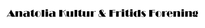 Anatolia Kultur & Fritids Forening logo